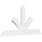 Ekena Millwork Richland Architectural Grade PVC Gable Bracket, 72"W x 36"H x 2"D x 6"F, 12/12 Pitch GBP072X36X0206RIC00 - alternate 1